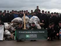 Nettoyage des rivages de Charlottetown