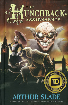 book cover of The Hunchback Assignments by Arthur Slade