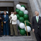 Unveiling of TD Bank sign at 1 Portland Square