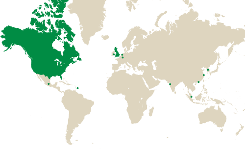 Image of world map