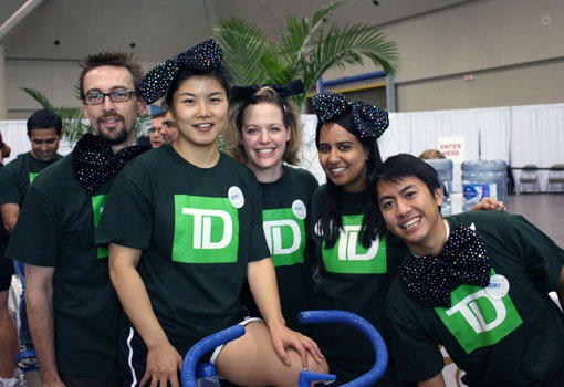 Photo of diverse TD employees
