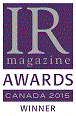 IR Magazine Awards 2015 - Canada Winner